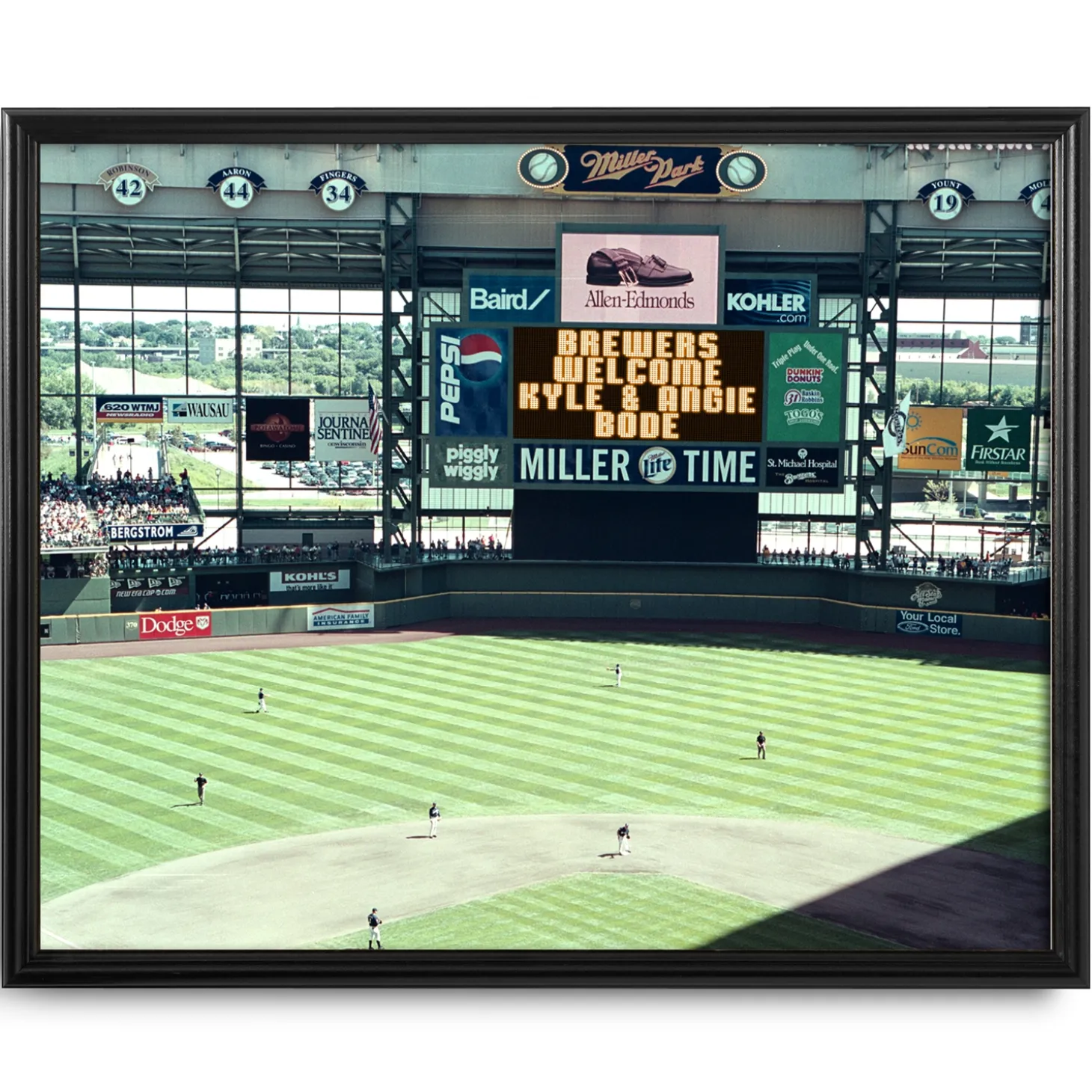 MLB & NFL Canvas Scoreboard Memories