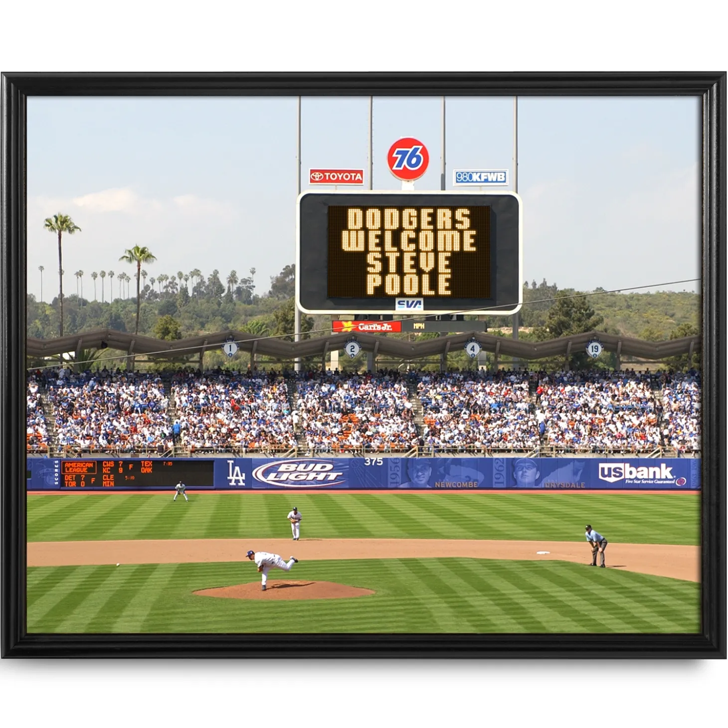 MLB & NFL Canvas Scoreboard Memories