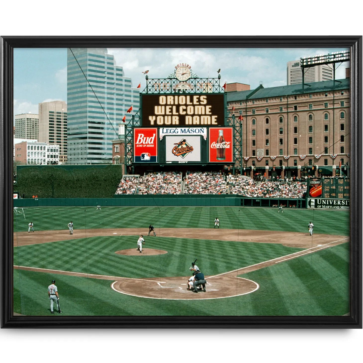 MLB & NFL Canvas Scoreboard Memories