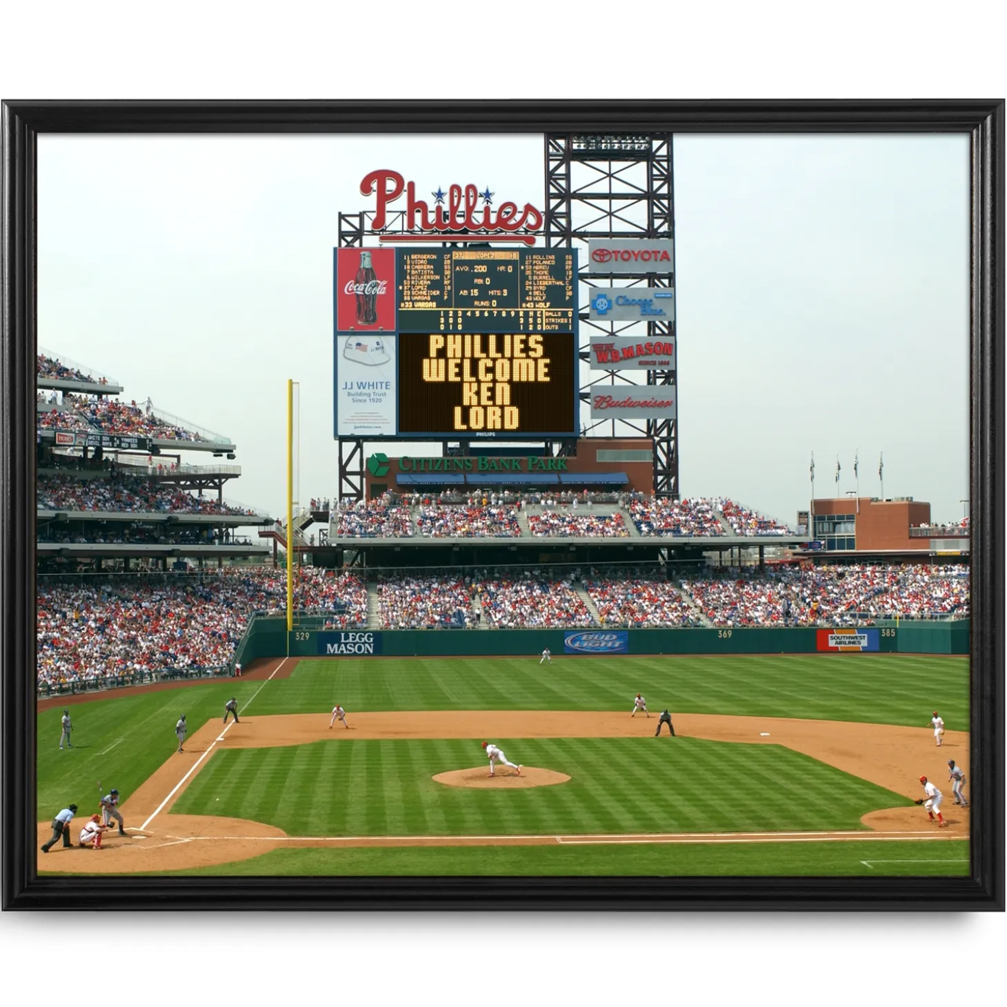 MLB & NFL Canvas Scoreboard Memories