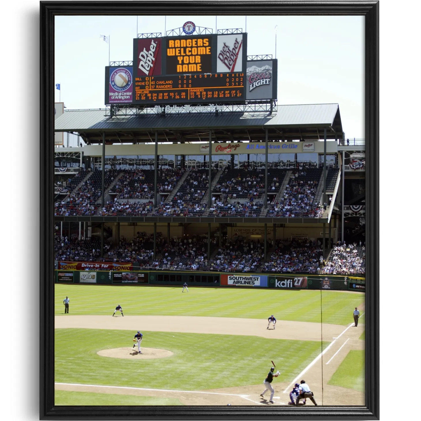MLB & NFL Canvas Scoreboard Memories