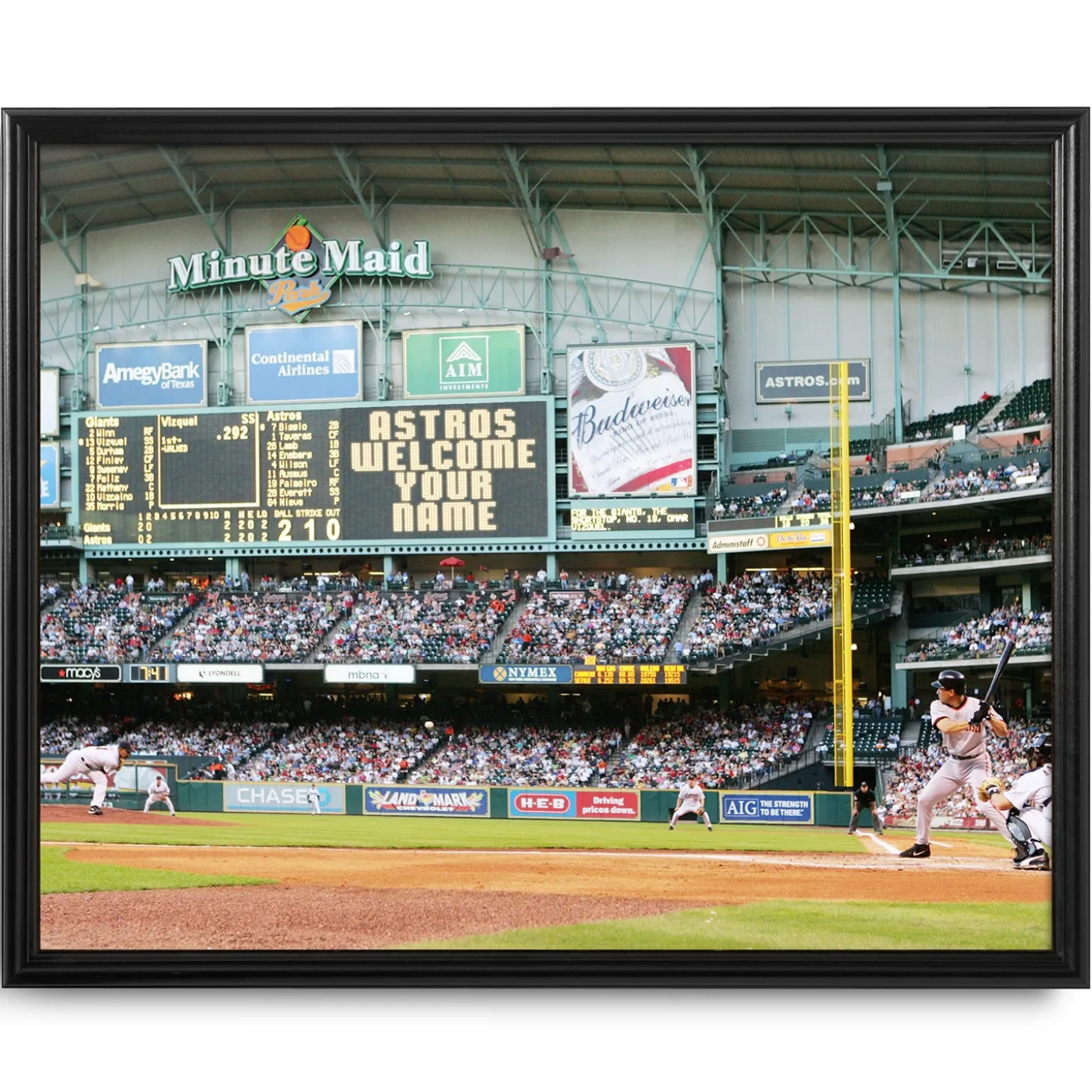 MLB & NFL Canvas Scoreboard Memories