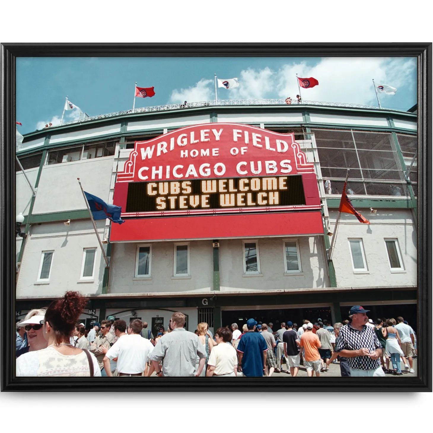 MLB & NFL Canvas Scoreboard Memories