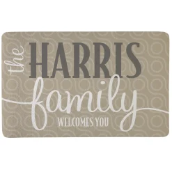 Modern Family Name Doormat