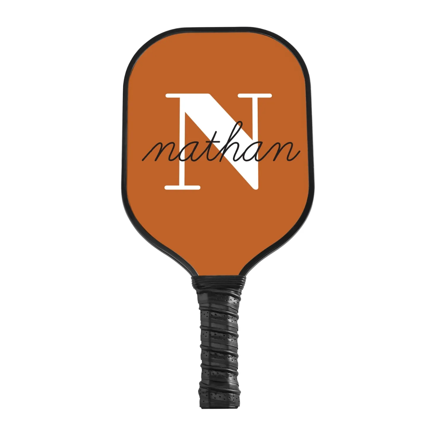 Modern Initial and Name Pickleball Paddle