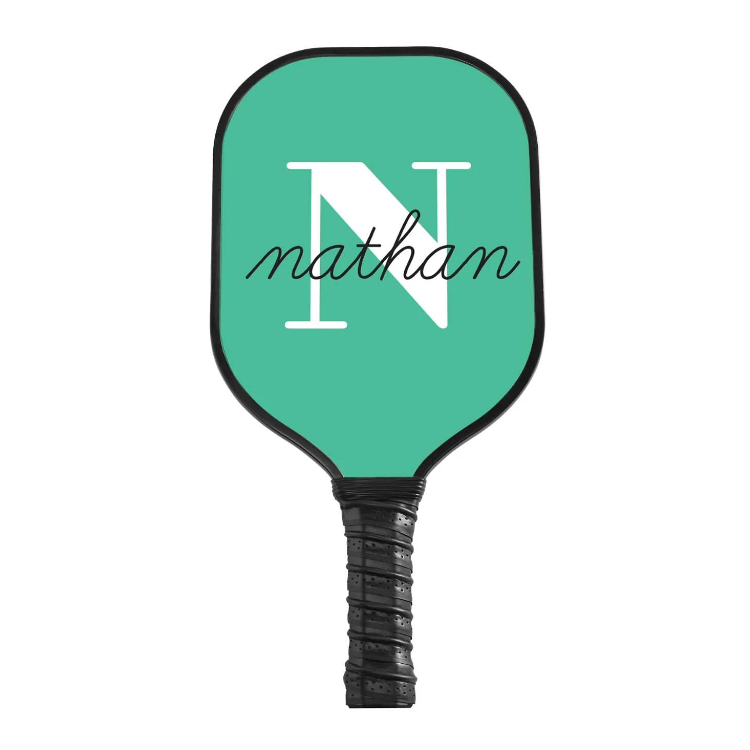 Modern Initial and Name Pickleball Paddle