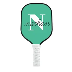 Modern Initial and Name Pickleball Paddle