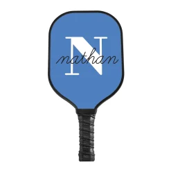 Modern Initial and Name Pickleball Paddle