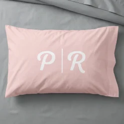 Modern Monogram Pillowcase