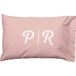 Modern Monogram Pillowcase