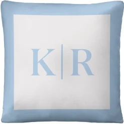 Modern Monogram Throw Pillow
