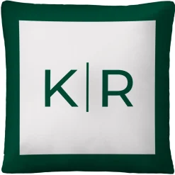 Modern Monogram Throw Pillow