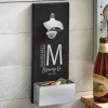 Modern Monogram Wall Bottle Opener
