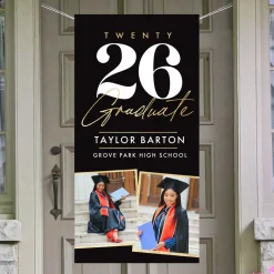 Modern Scholar Graduation Photo Banner