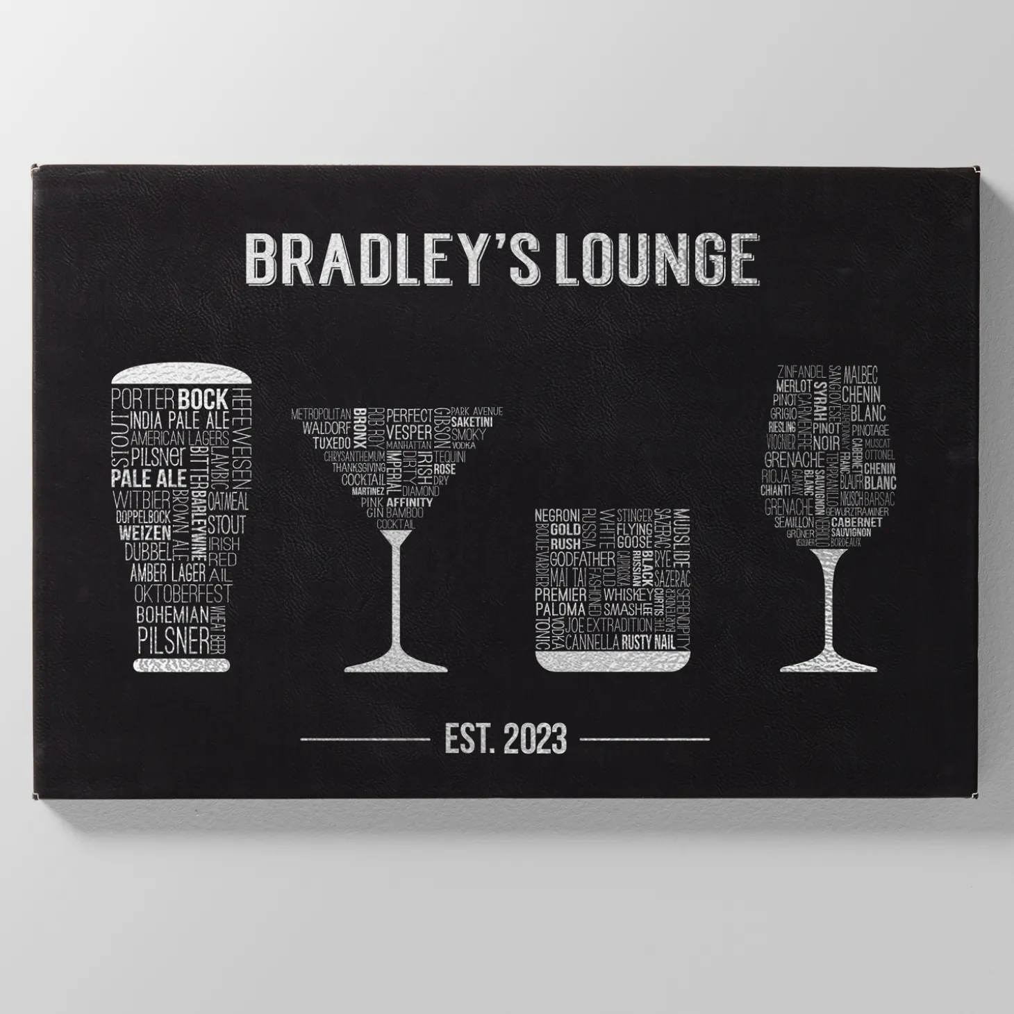 Modern Spirits Leather Wall Art