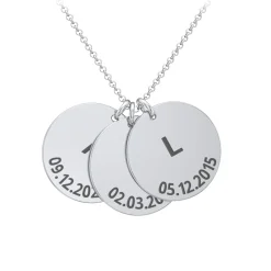 Moments In Time Initial Necklace