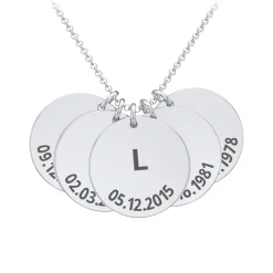 Moments In Time Initial Necklace