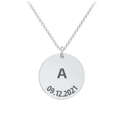 Moments In Time Initial Necklace