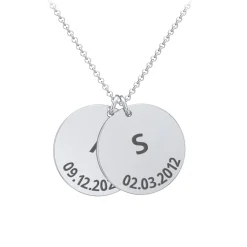 Moments In Time Initial Necklace