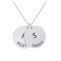 Moments In Time Initial Necklace