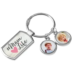 #Mom Life Photo Keychain