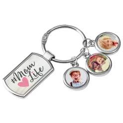 #Mom Life Photo Keychain