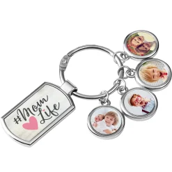 #Mom Life Photo Keychain