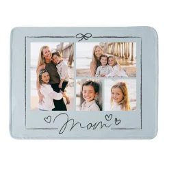 Mom Multi-Photo Plush Blanket