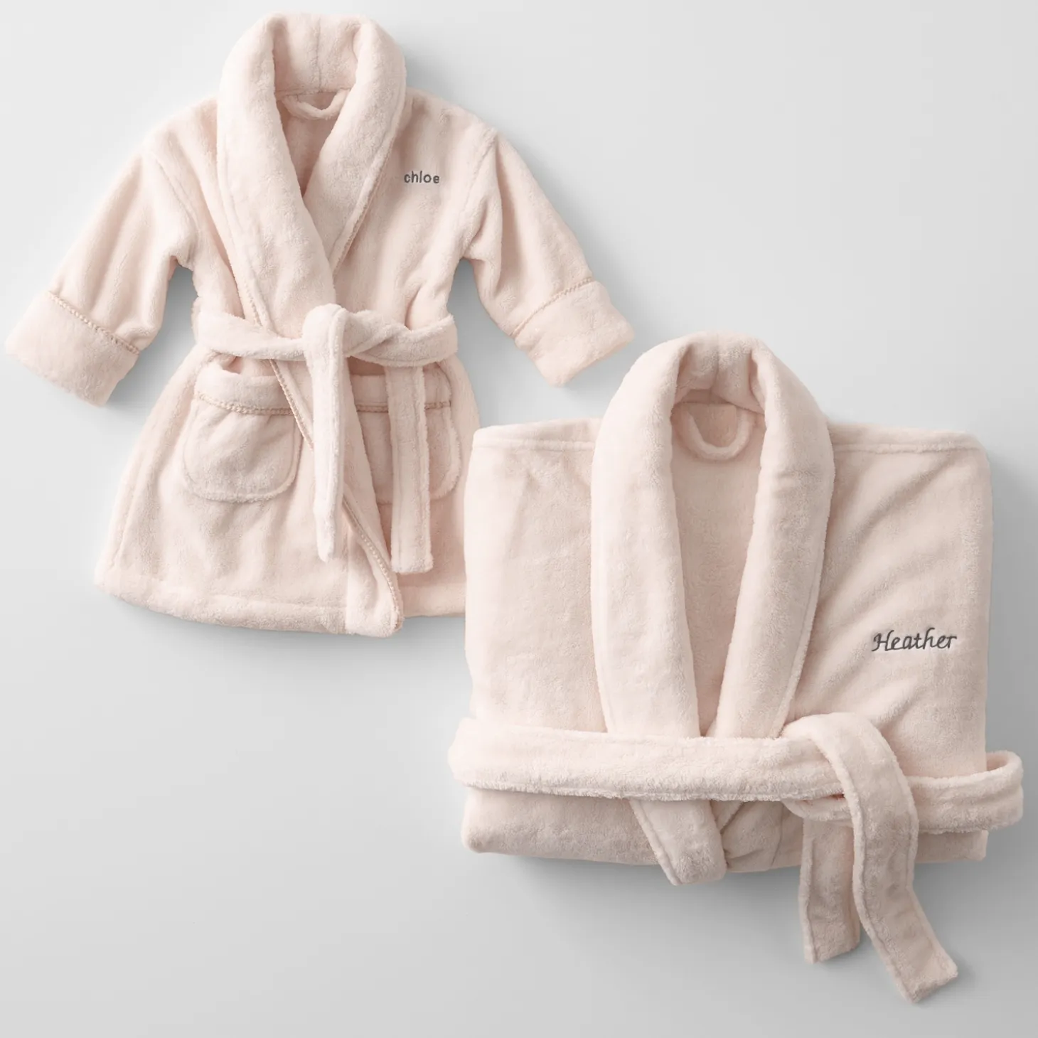 Mommy & Me Plush Robe Set