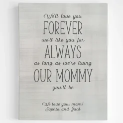 Mommy You Will Be Canvas Art
