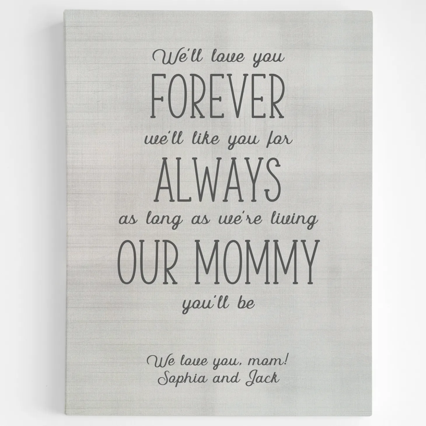 Mommy You Will Be Canvas Art
