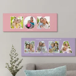 Mom/Nana Typography Photo Canvas