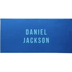 Monochrome Name Beach Towel