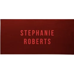 Monochrome Name Beach Towel