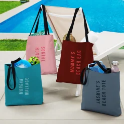 Monochrome Name Tote Bag