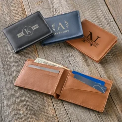 Monogram Anti-Theft Leather Wallet