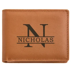 Monogram Anti-Theft Leather Wallet