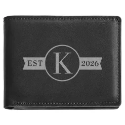 Monogram Anti-Theft Leather Wallet