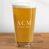 Monogram/Name Engraved Pint Glass