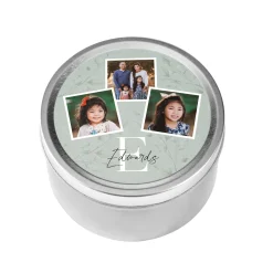 Monogram Photo Canister Candle