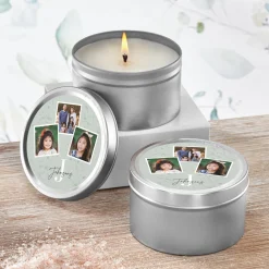 Monogram Photo Canister Candle