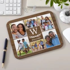 Monogram Photo Mouse Pad