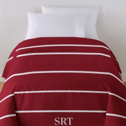 Monogram Striped Comforter