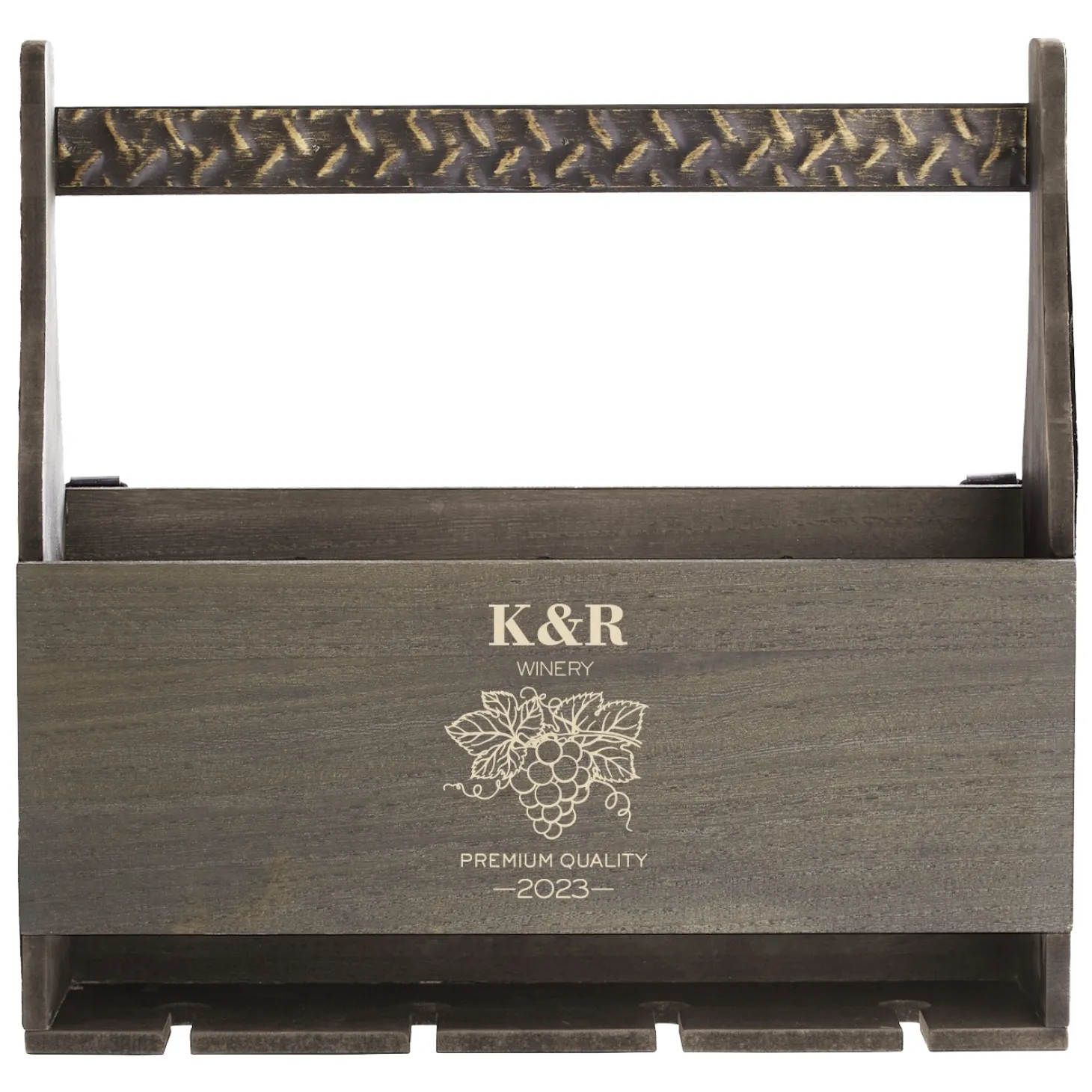 Monogram Wall-Mounted Wine Rack