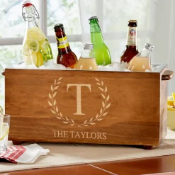 Monogram Wreath Beverage Chiller