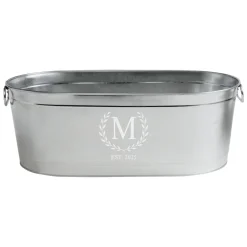 Monogram Wreath Beverage Tub