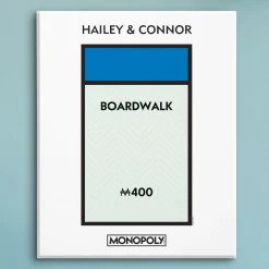 Monopoly Boardwalk Canvas