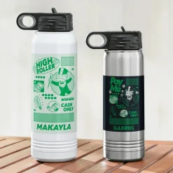 Monopoly Cash Only Water Bottle