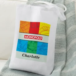 Monopoly Color Blocked Icons Tote Bag