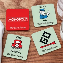 Monopoly Corner Space Coasters